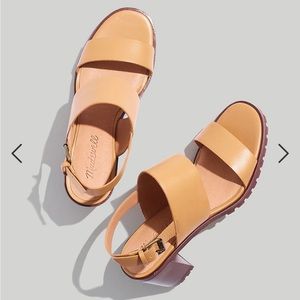 The Kiera Lugsole Sandal in Vachetta leather